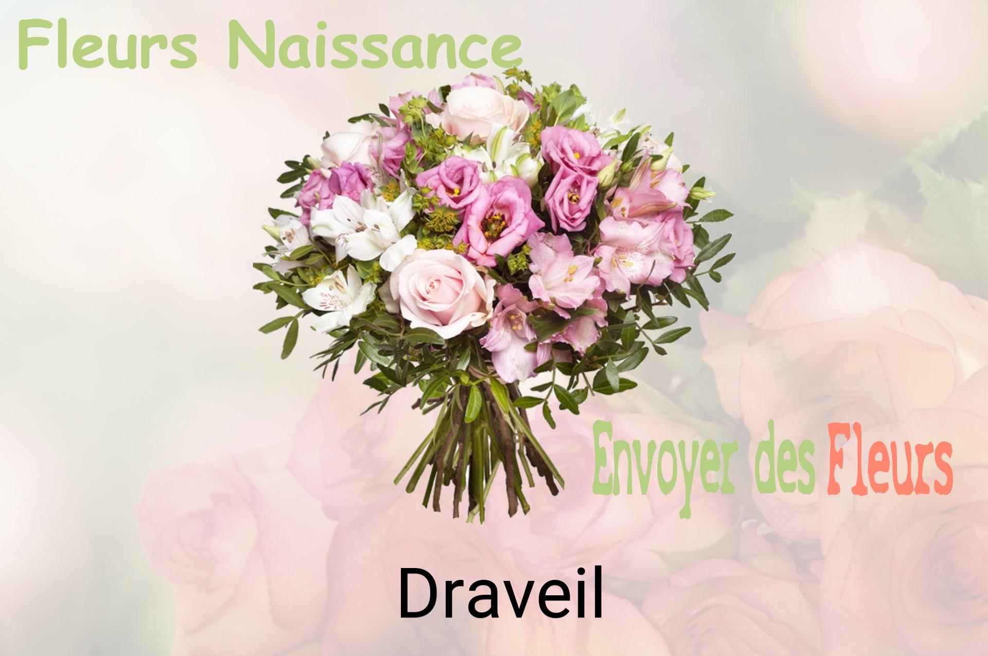 Bouquet de fleurs de naissance livré à Draveil